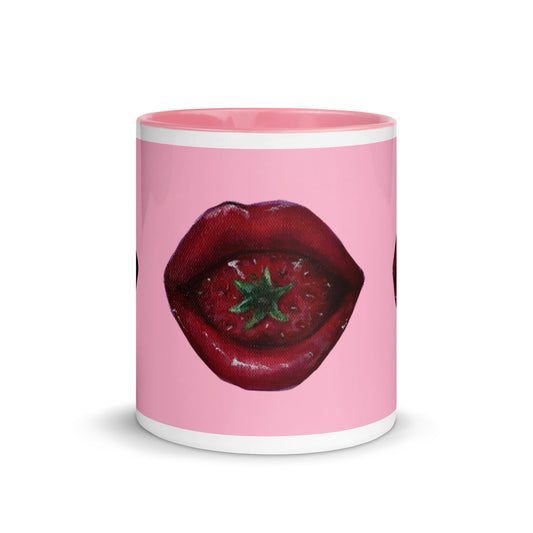 Strawberry lips mug