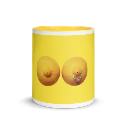Lemon boob mug